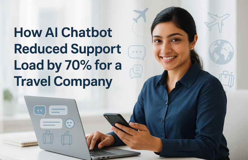 How AI Chatbot Reduced Support Load by 70% for a Travel Company