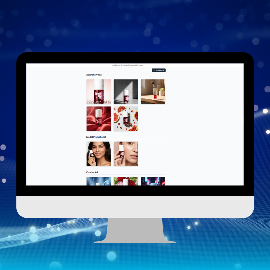 Skin & Beauty Care AI Photoshoot Generator