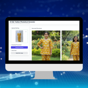 AI Kids’ Fashion Photoshoot Generator